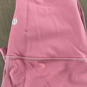 Lululemon wunder unders. Not sure of the colour. Pinkish rose??
